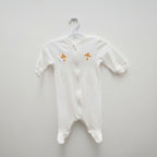 Embroidered Bodysuit with cross (0-3 months)