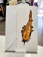 Handmade Greeting Card Feather