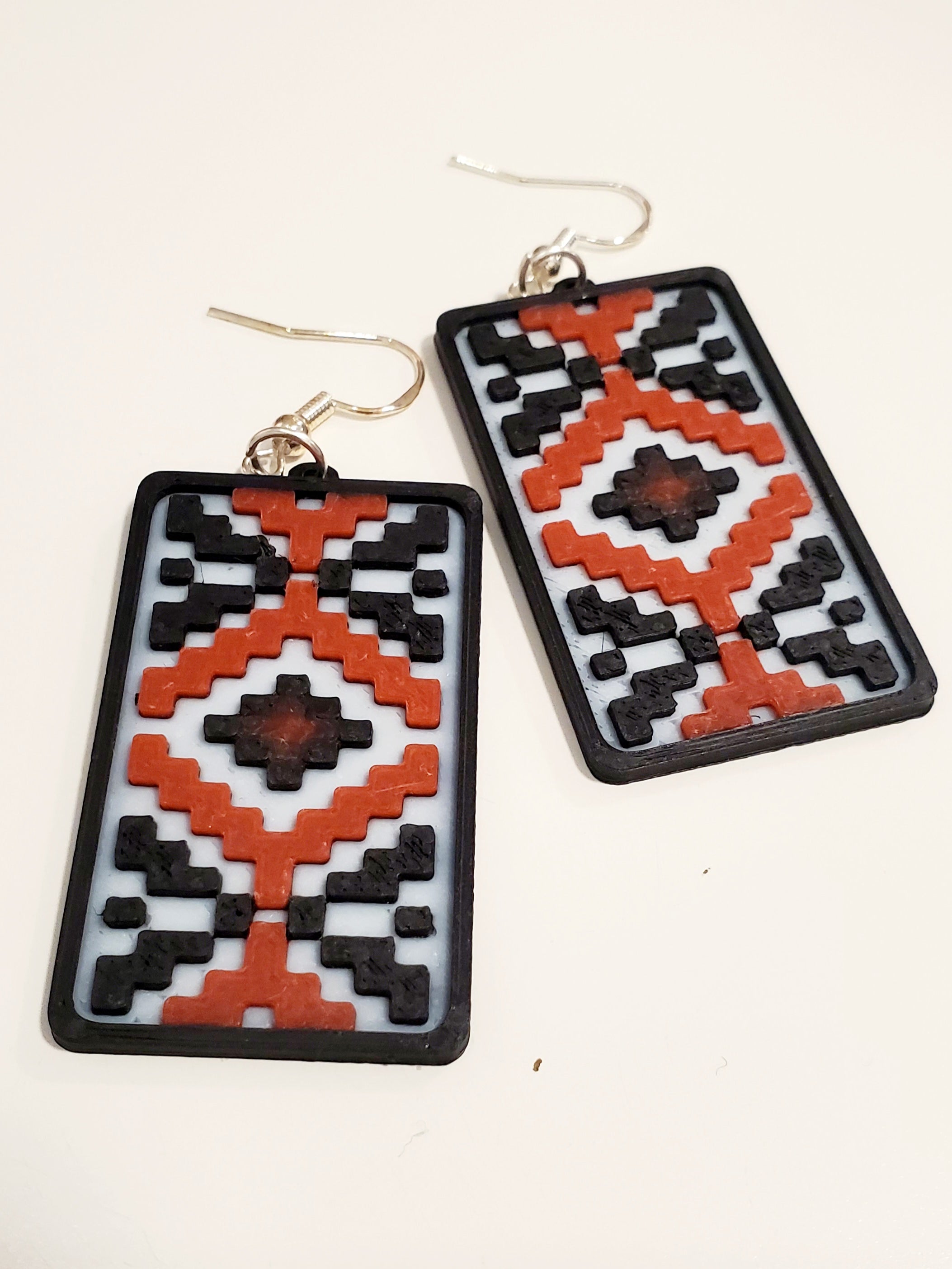 3D Printed Earrings UA