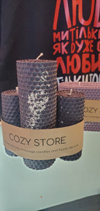 Honey Candles triplet set 1