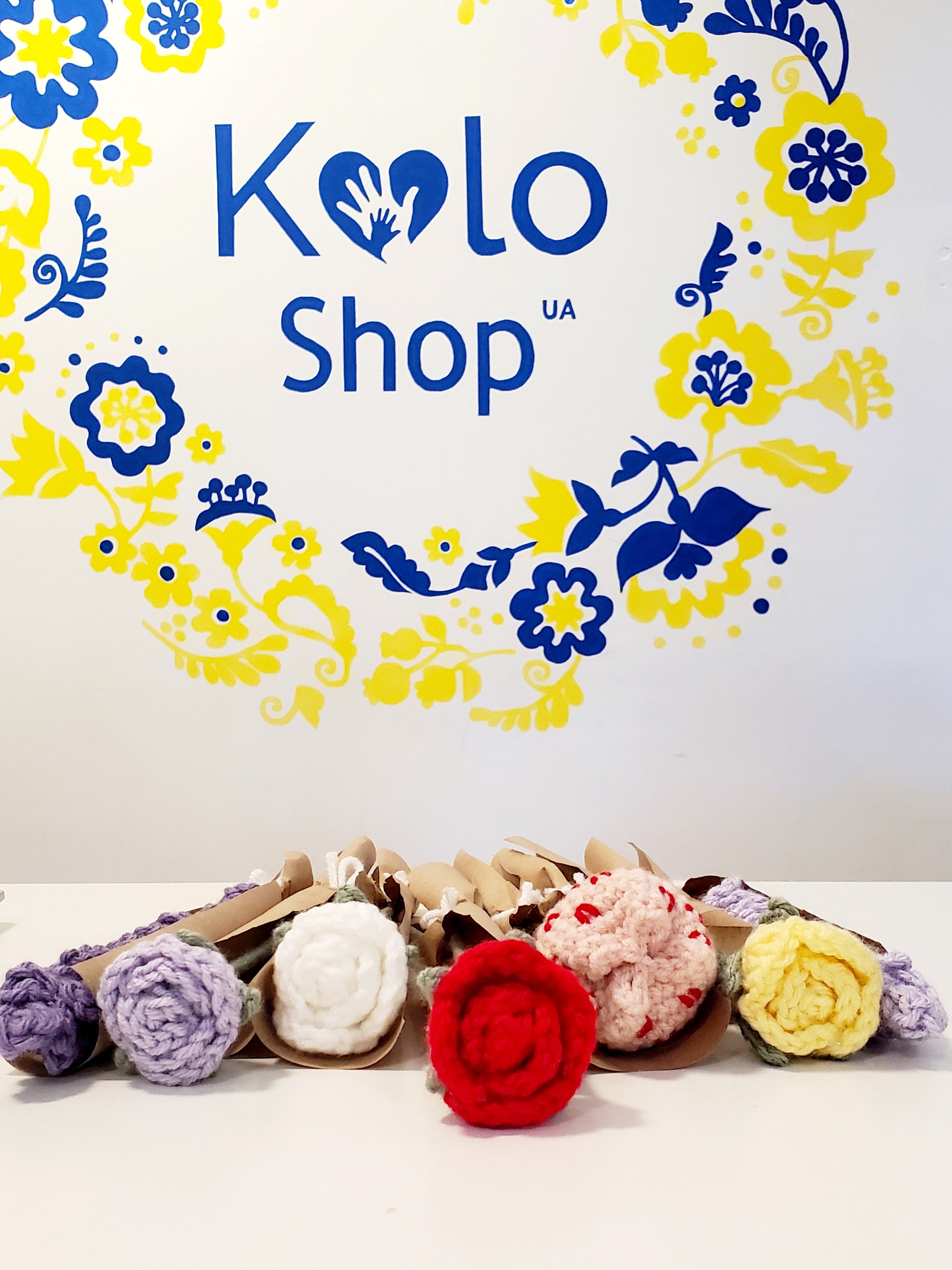 Knitted Rose/Tulip//lavender