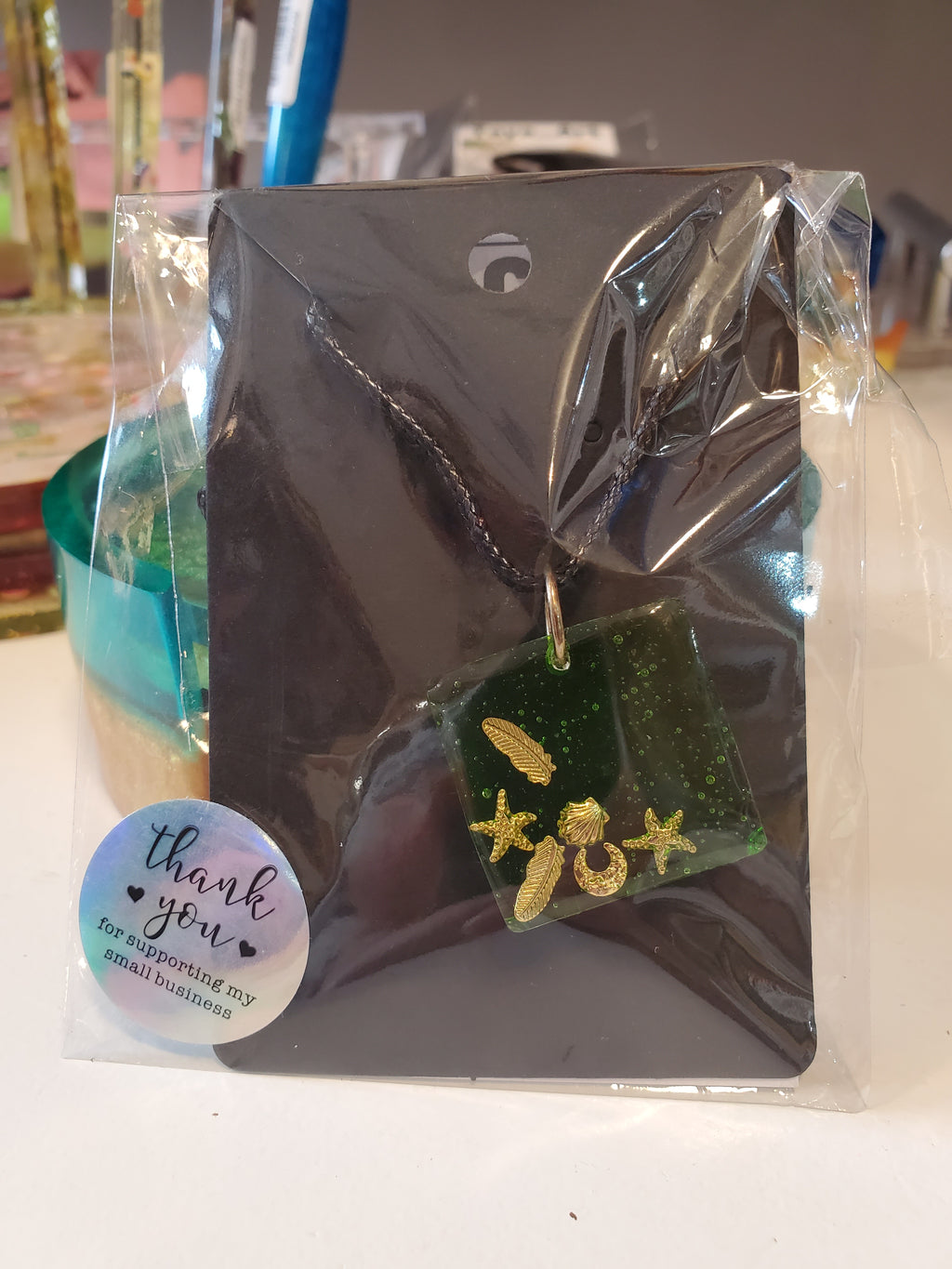 Epoxy resin Pendant Small