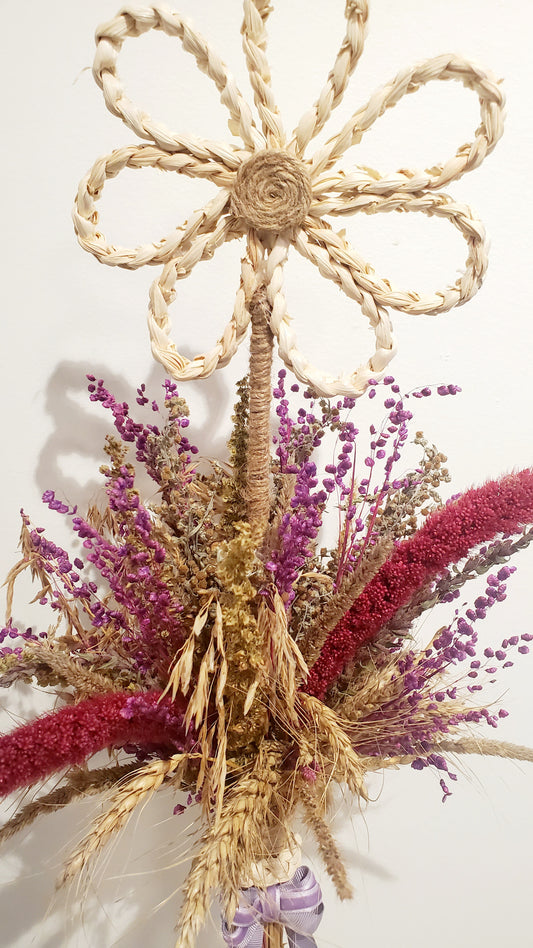 Didukh with a flower