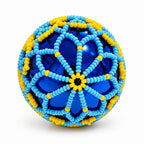 Handmade Beaded Christmas ball (Small size)