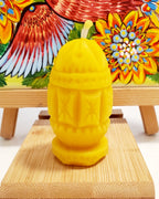 Beeswax Candle Egg Eastern mix small