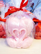 Candle heart LOVE