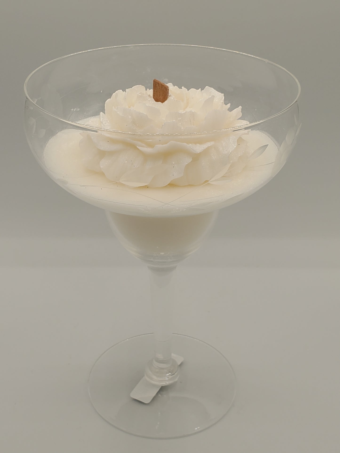 Candle Flower in a glass