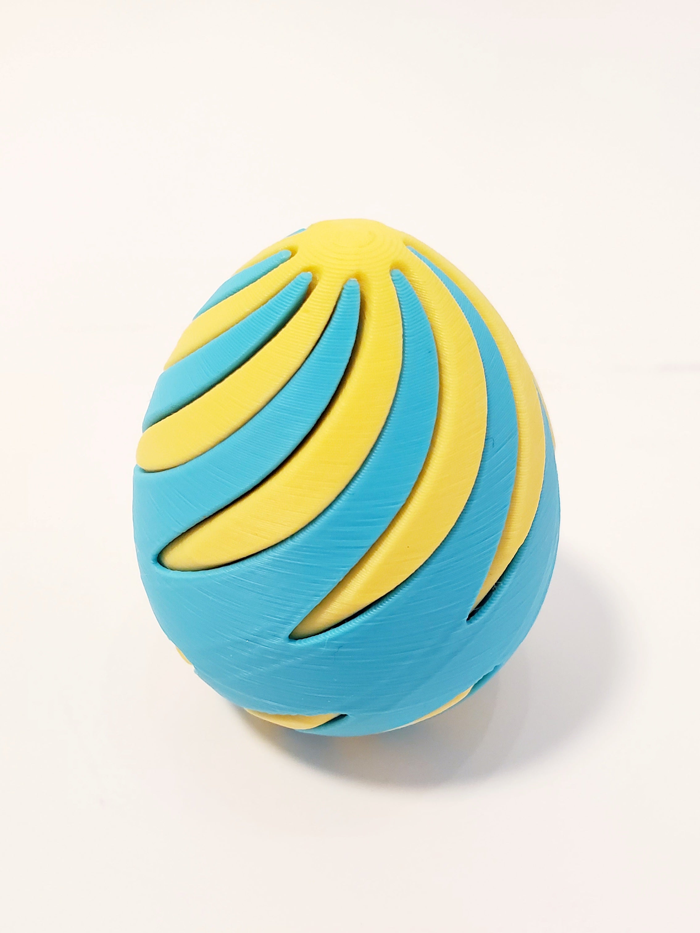 3D Printed Easter Egg Yellow\Blue