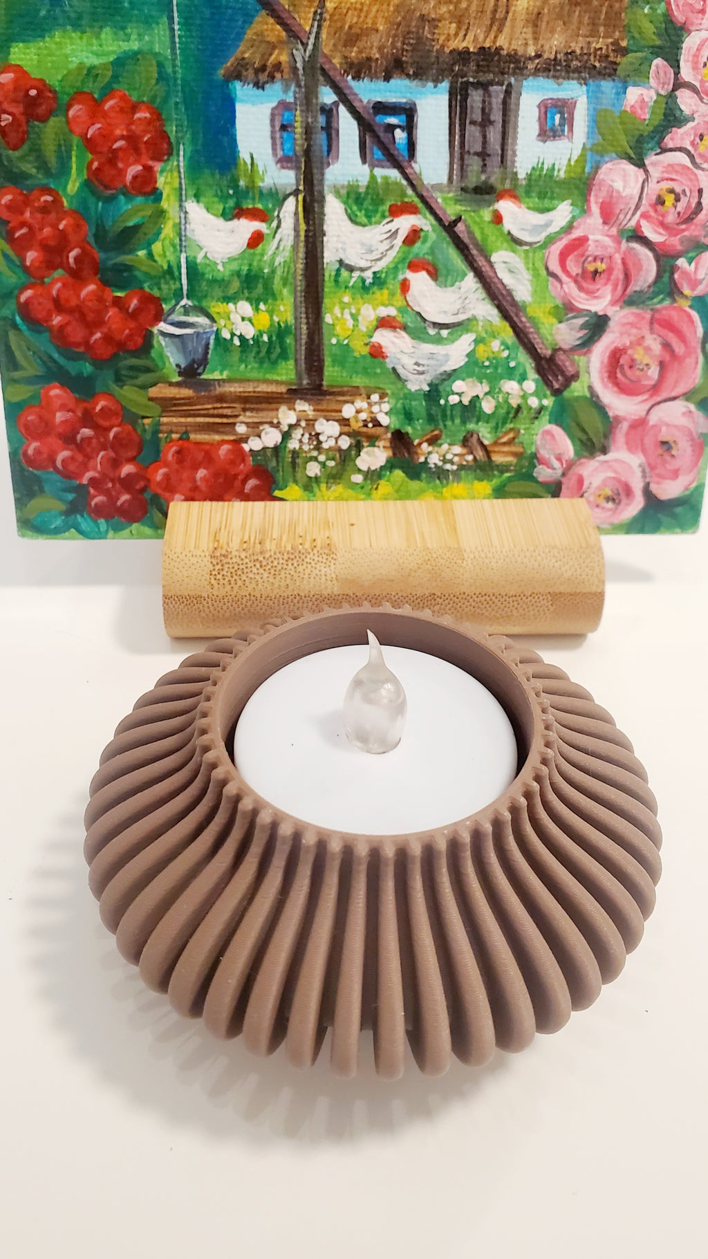 3D Print Tea Light Candle Holder With Flameless