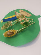 Hair clip "1 Sunflower"