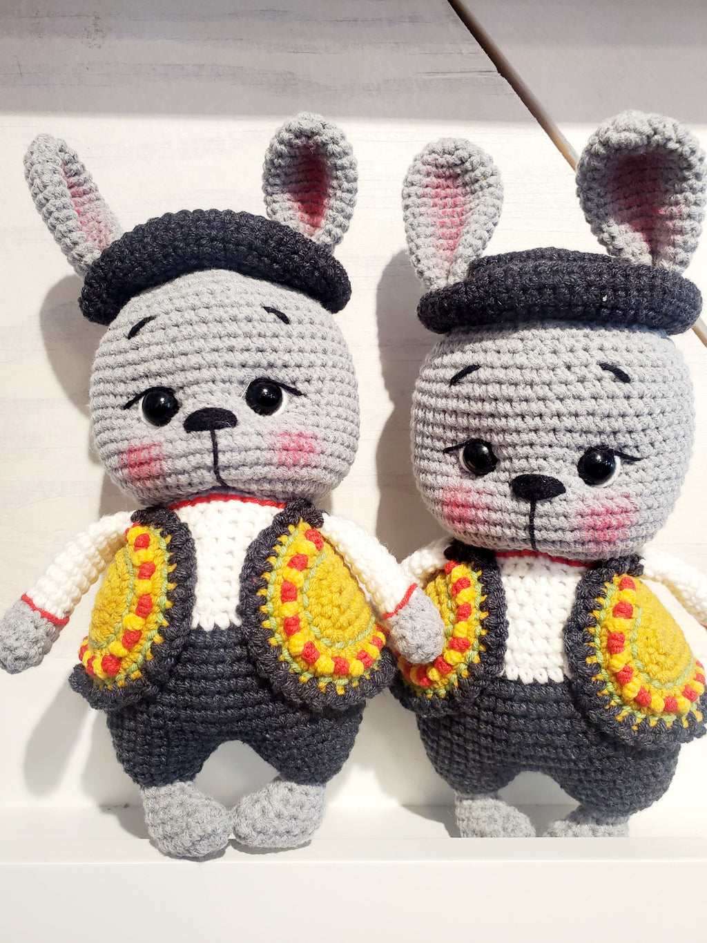 Knitted toy Bunny "Gozul"