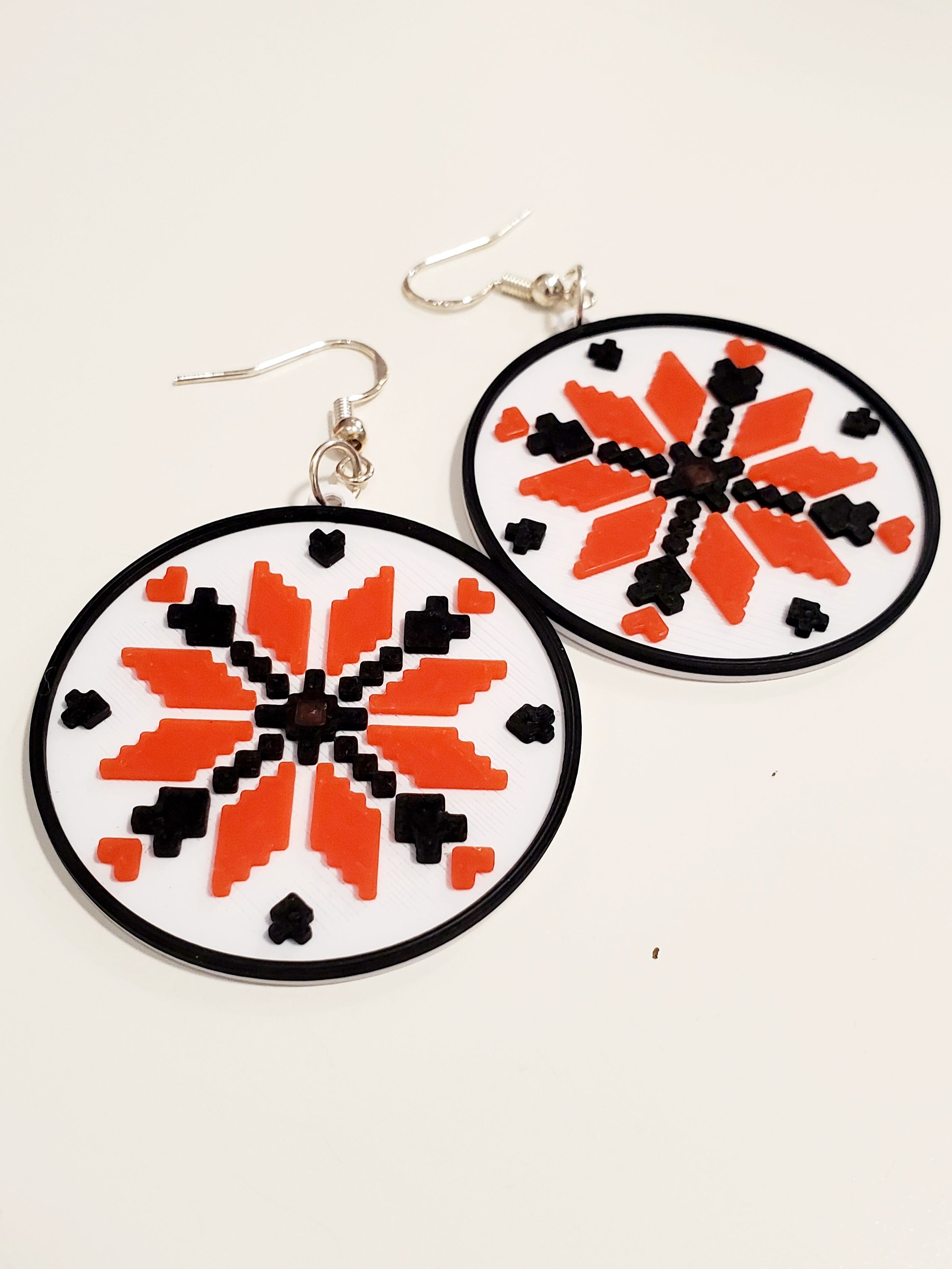 3D Printed Earrings UA