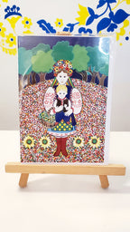 Greeting Card Ukrainian Spirit by Marika Sokulski
