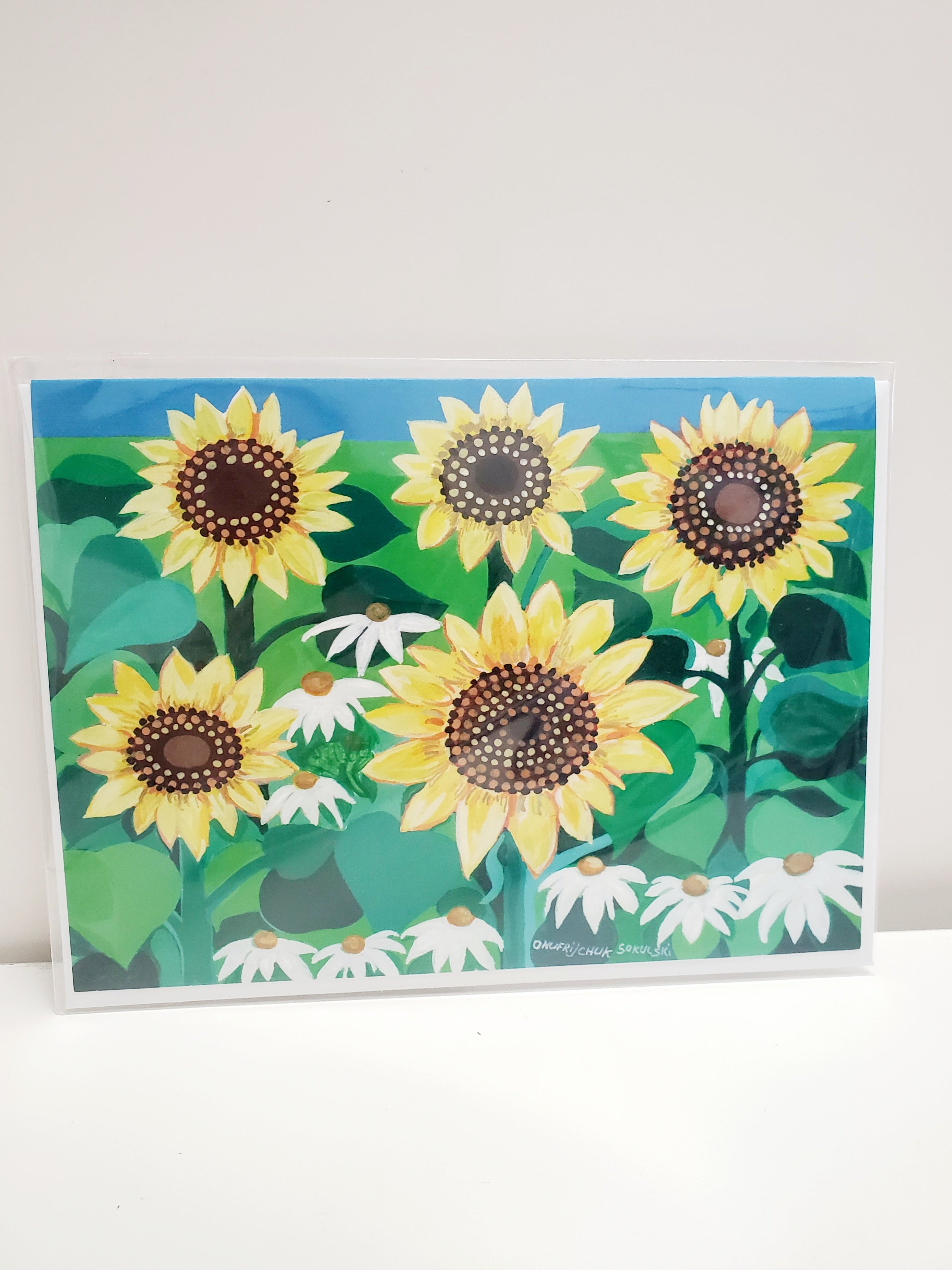 Greeting Card Ukrainian Spirit by Marika Sokulski