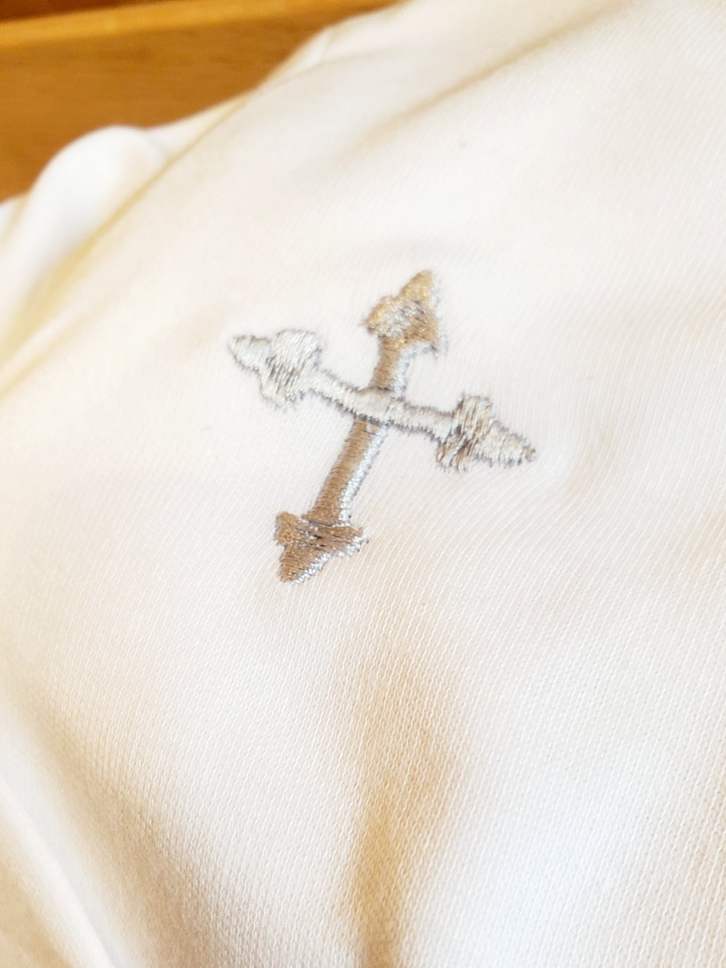 Embroidered set for baptism "Kryghma" 3-6 month