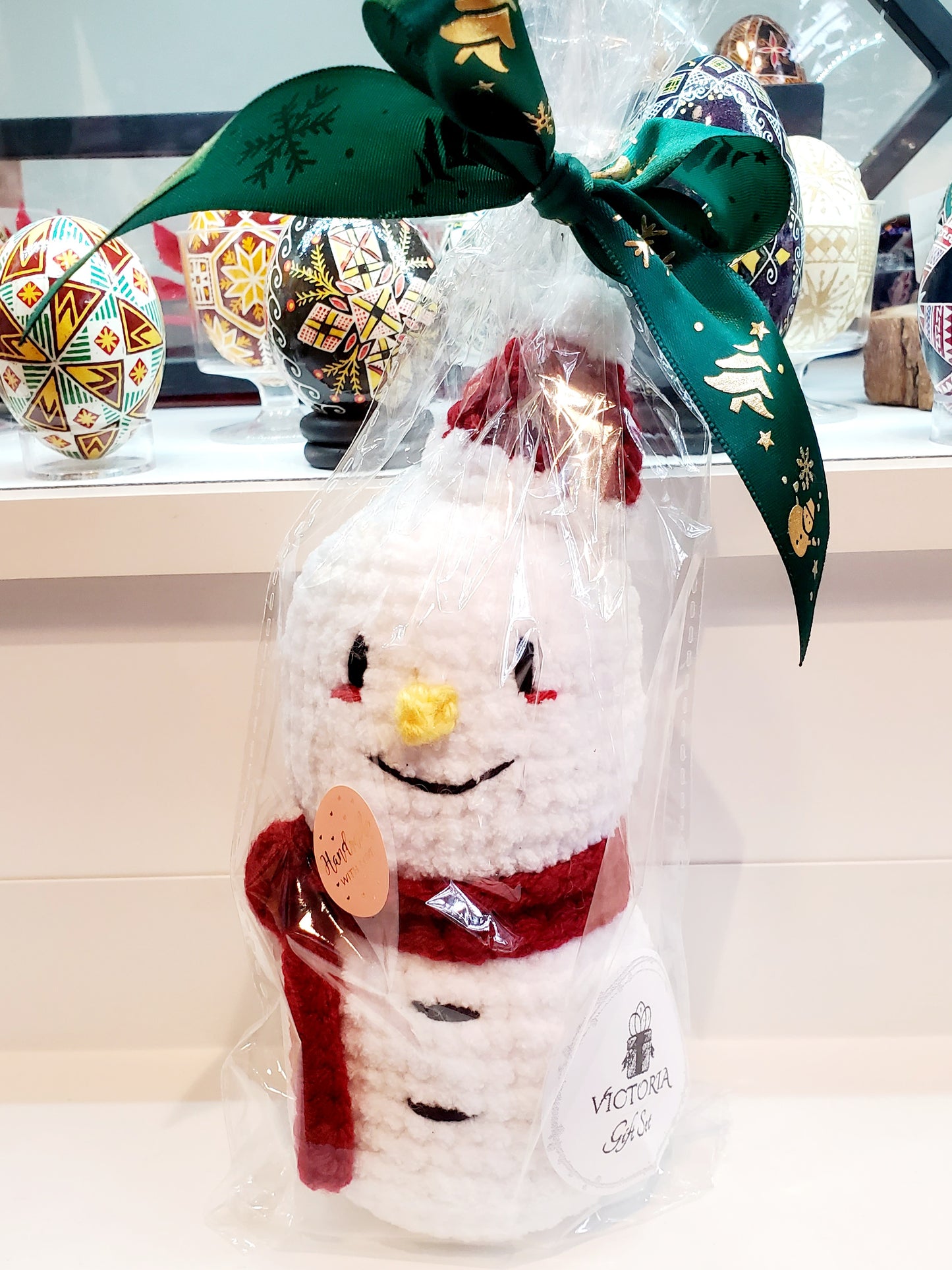 Knitted Snowman toys