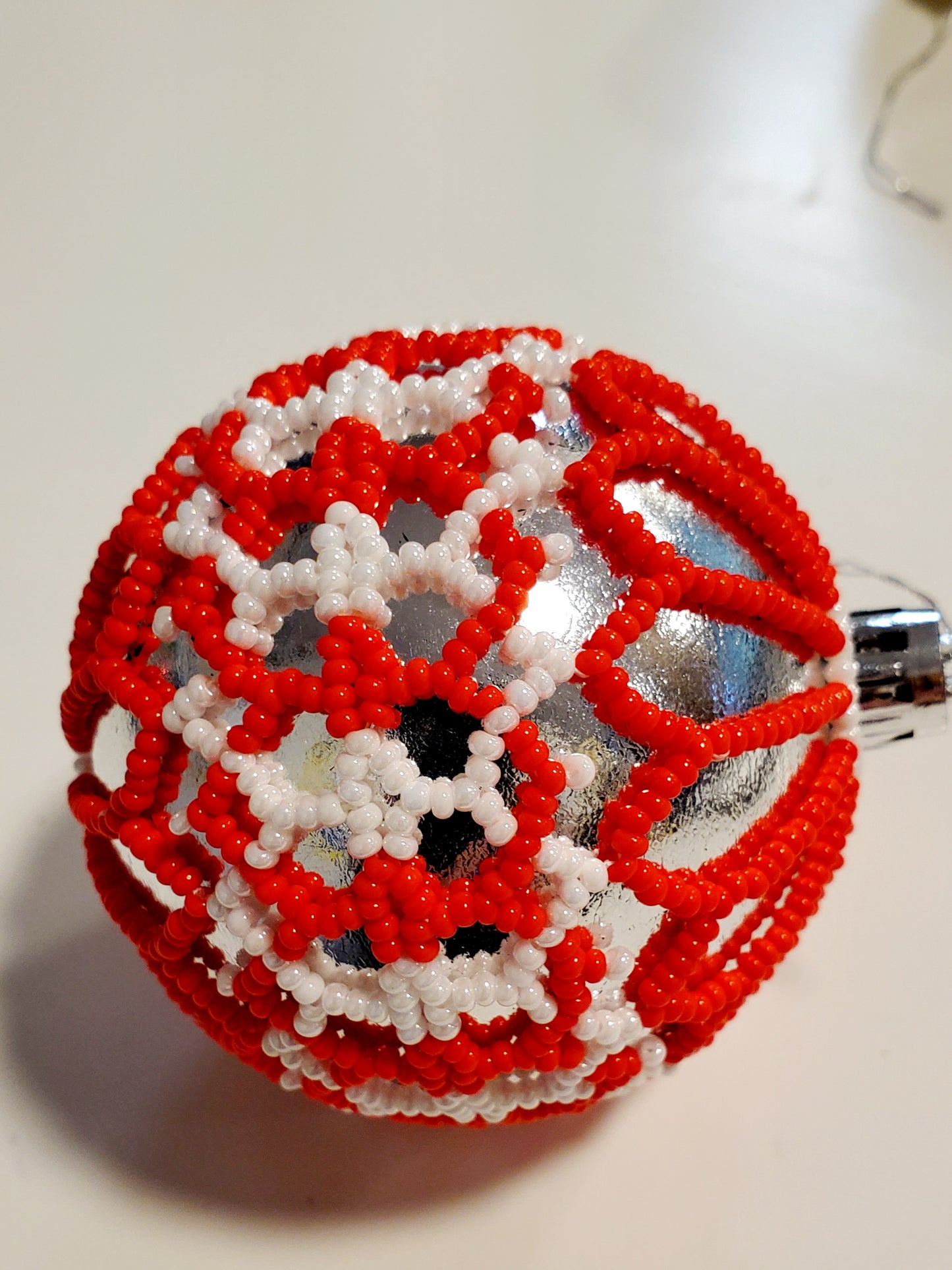 Beaded Christmas Ball (Medium size)