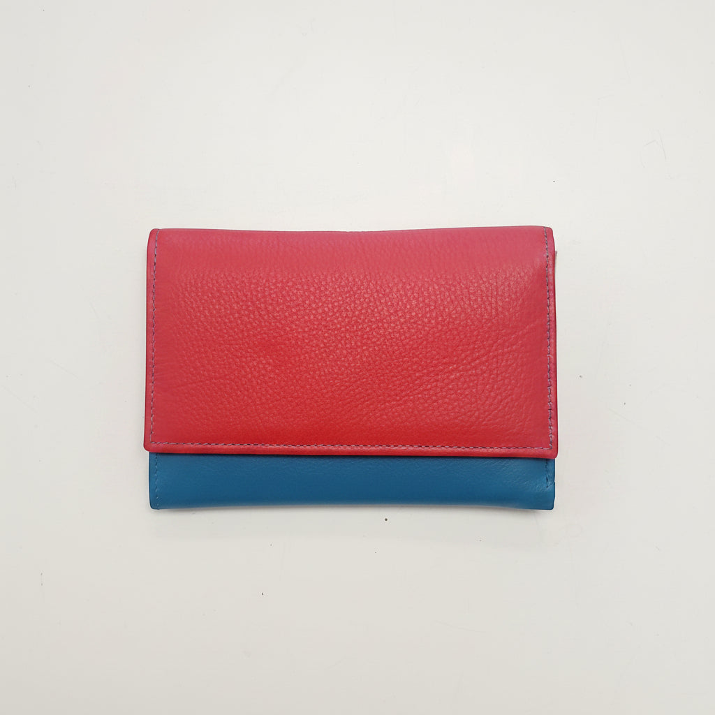 Leather Wallet Multicolor