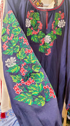 Embroidered women blouse Blue "Kalyna"