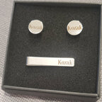 Tie clip holder and Cufflink