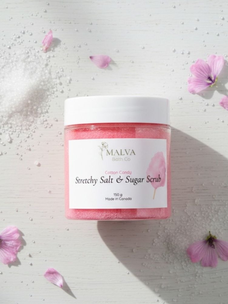 Body scrub "Cotton candy" 150 ml