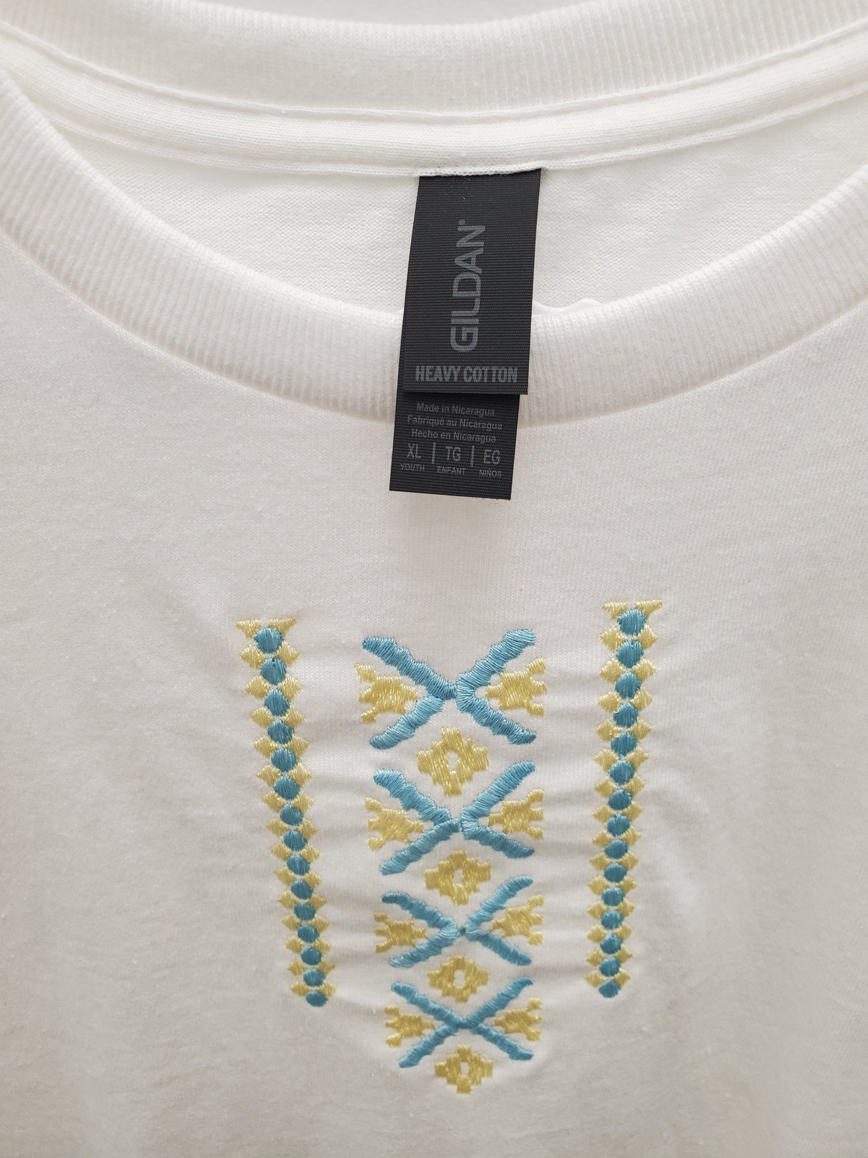T-shirt kids with embroidery (Size Youth M, Youth XL)