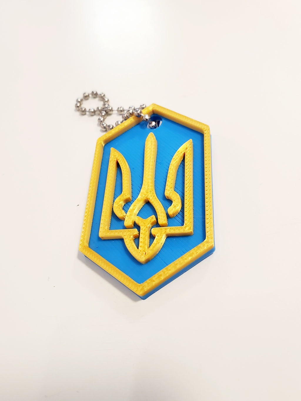 3D Printed Keychain UA Trident
