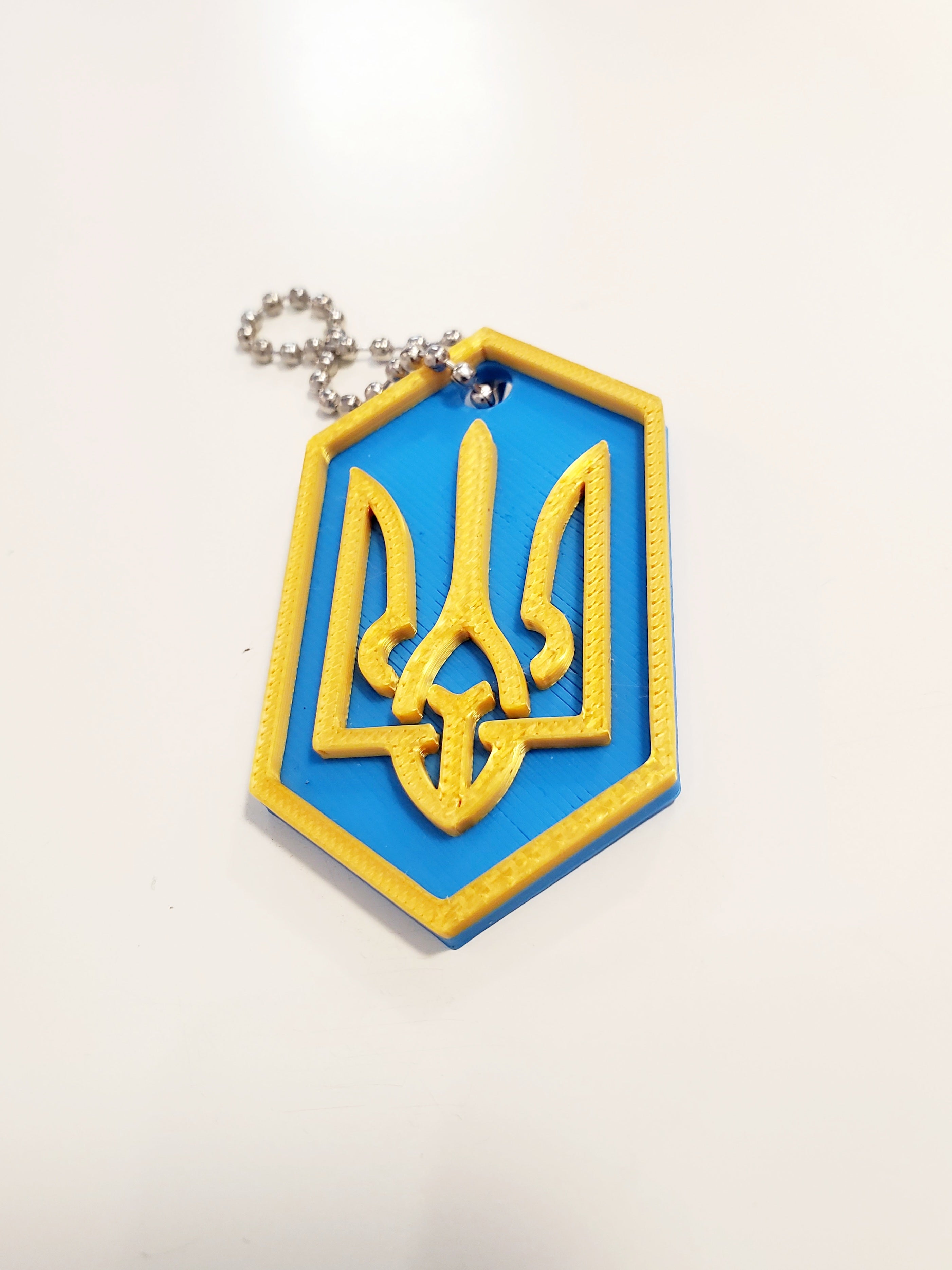 3D Printed Keychain UA Trident