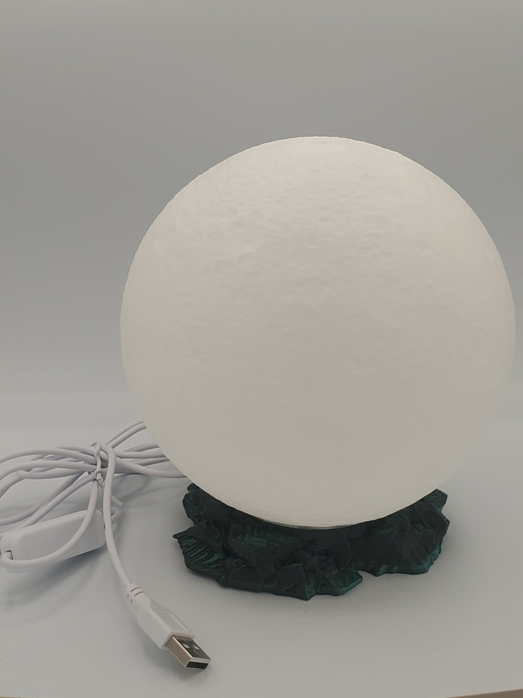 Valentine's Day gift 3D Print Moon LED Lamp Single Color