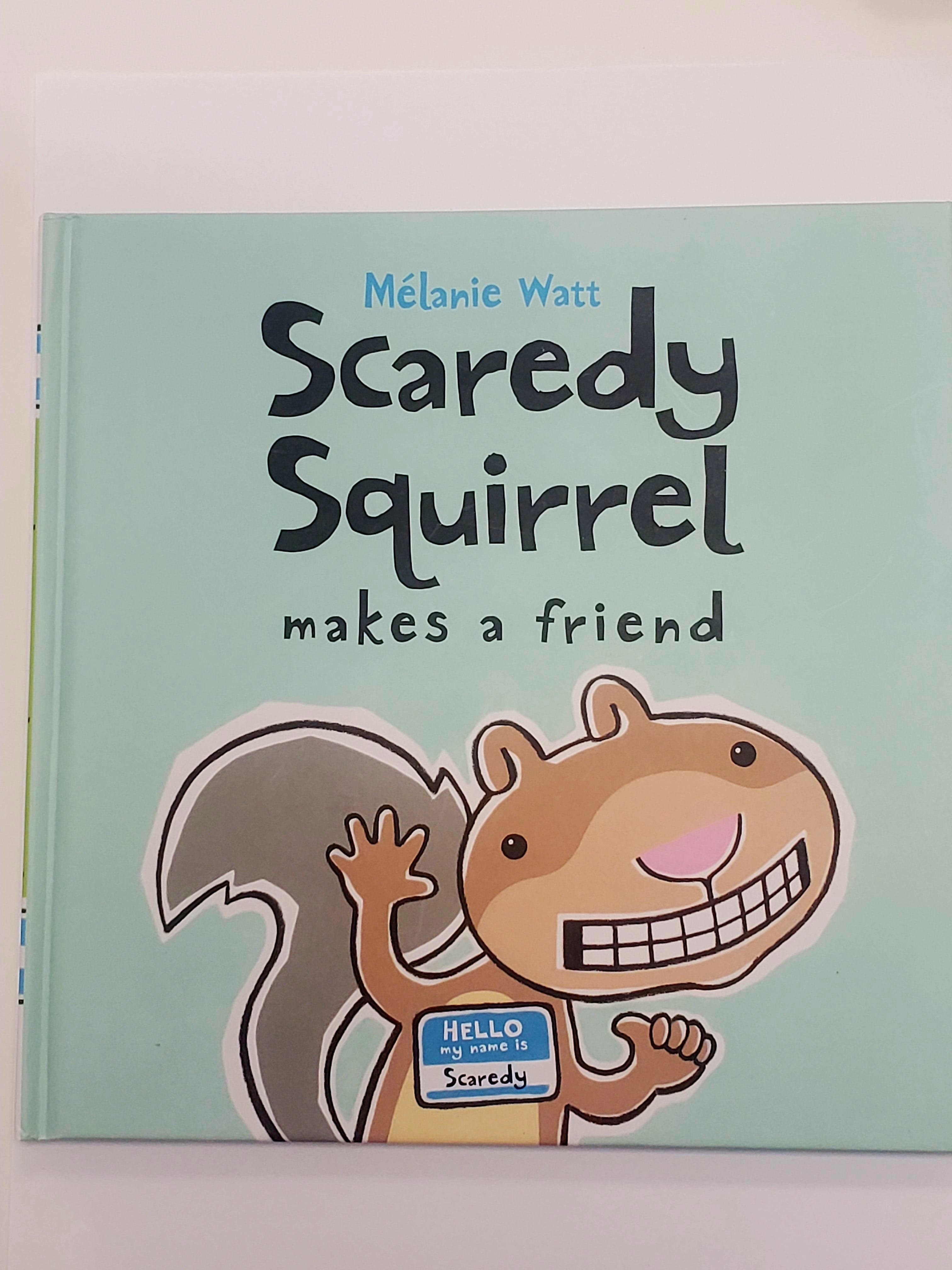 Children's Book Scaredy Squirrel makes a friend