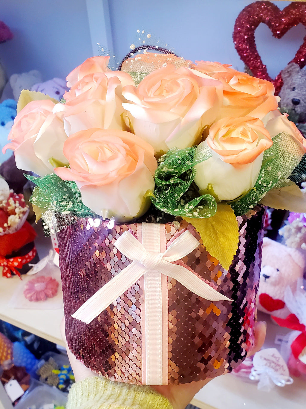Valentine's Day gift Soap flowers bouquet T1