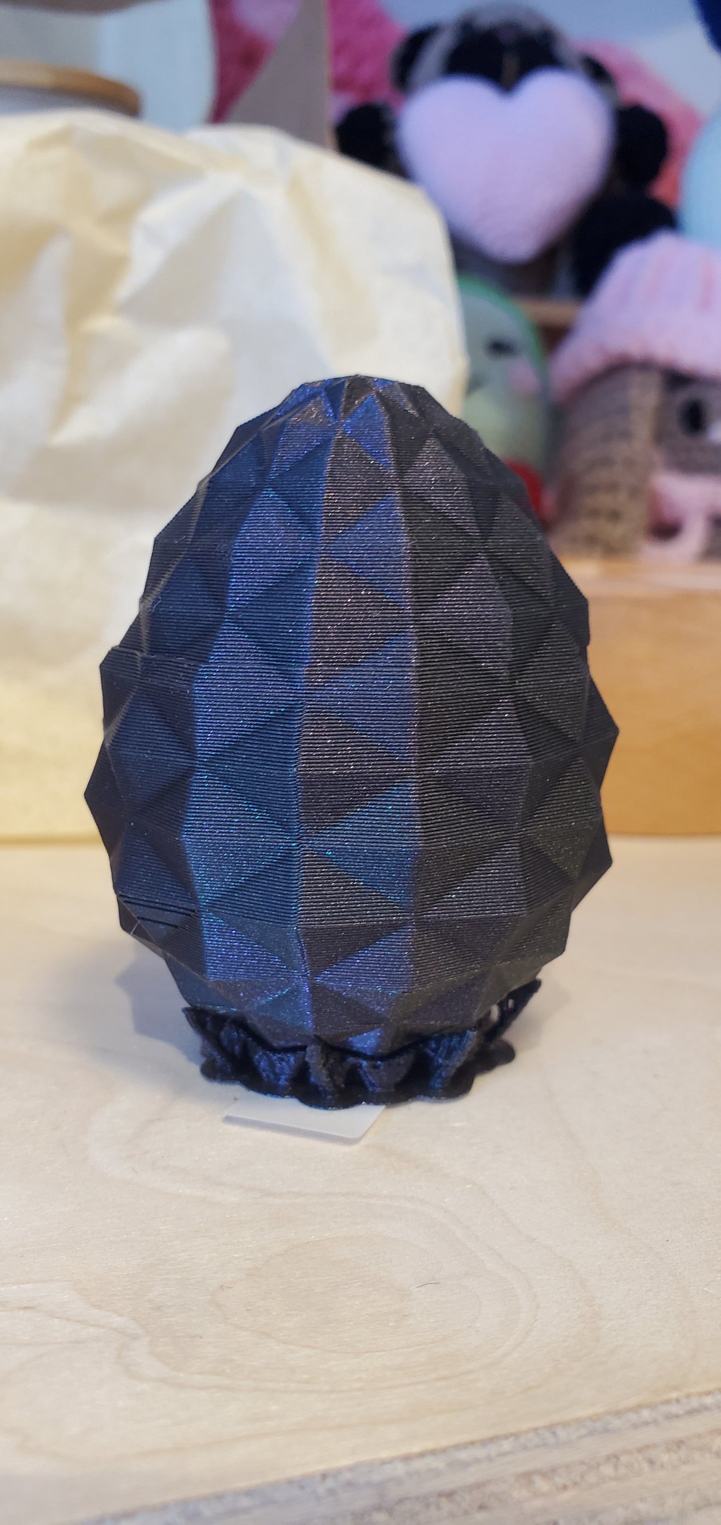 3D Eggs Black