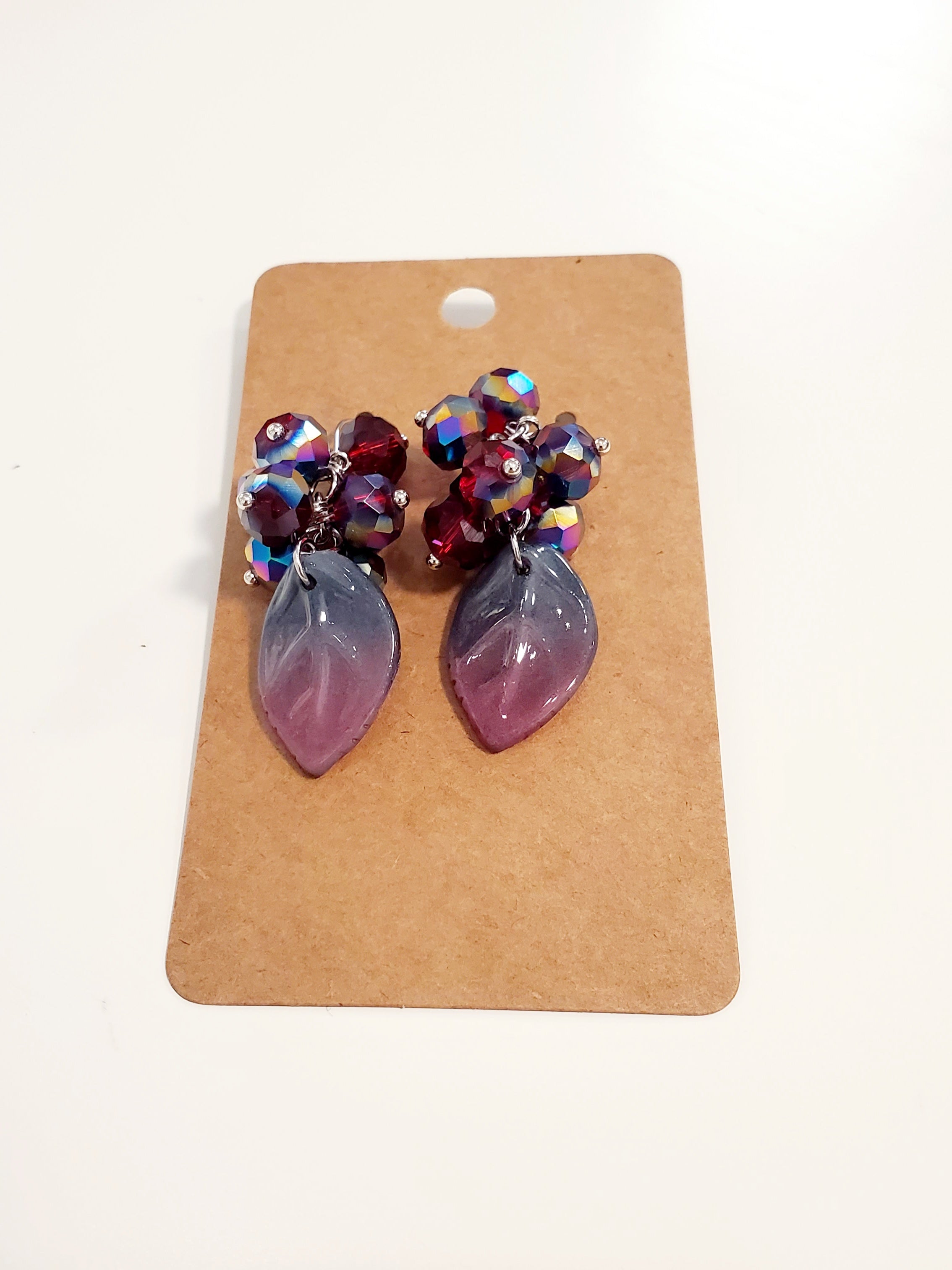 Glass earrings T2