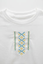 T-shirt kids with embroidery (Size Youth M, Youth XL)