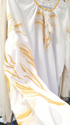 Embroidered women blouse "Spikelet's"