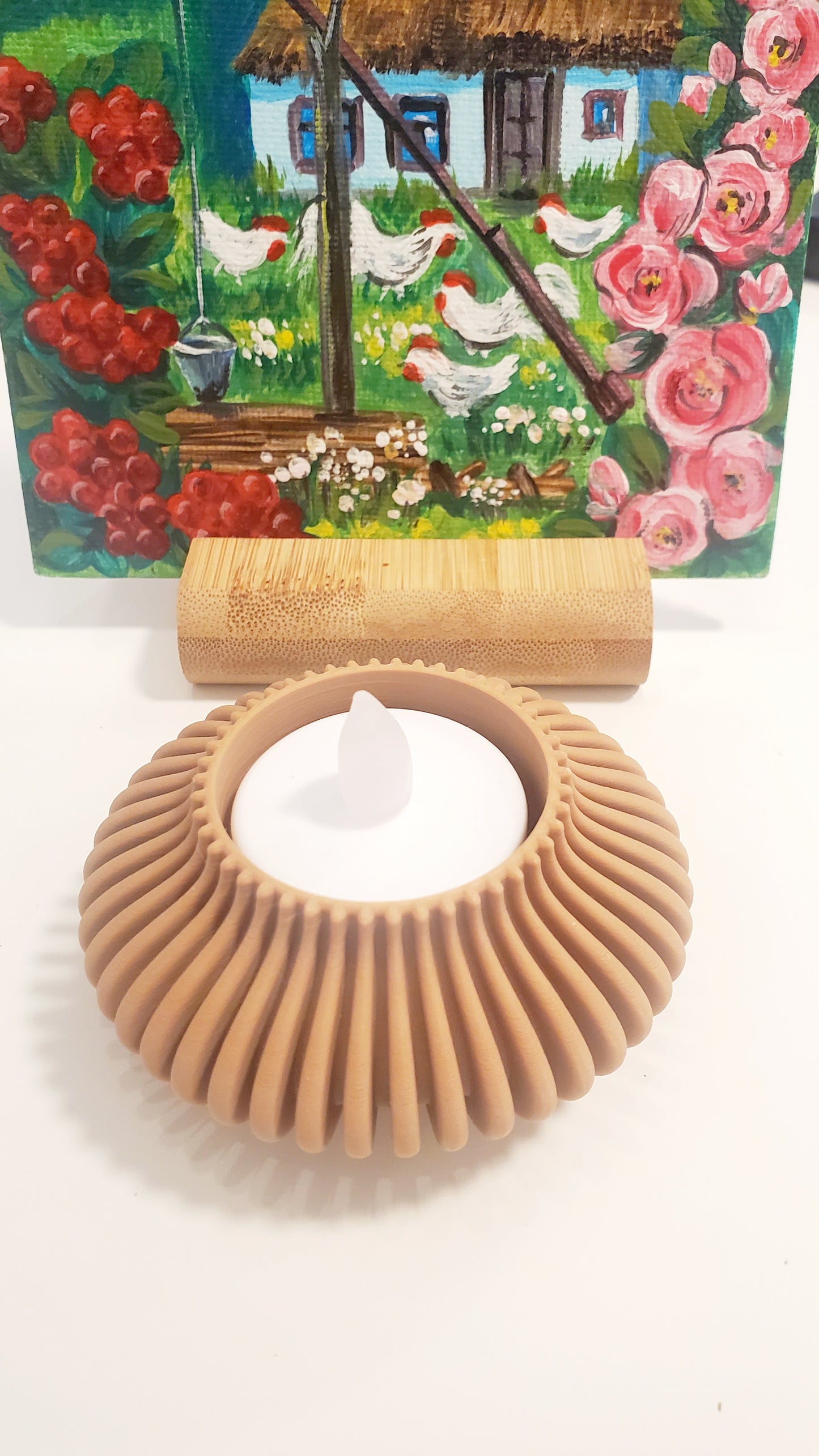 3D Print Tea Light Candle Holder With Flameless