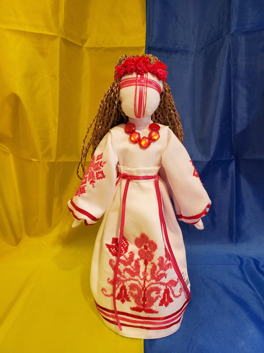 Doll "Motanka" with embroidery XL