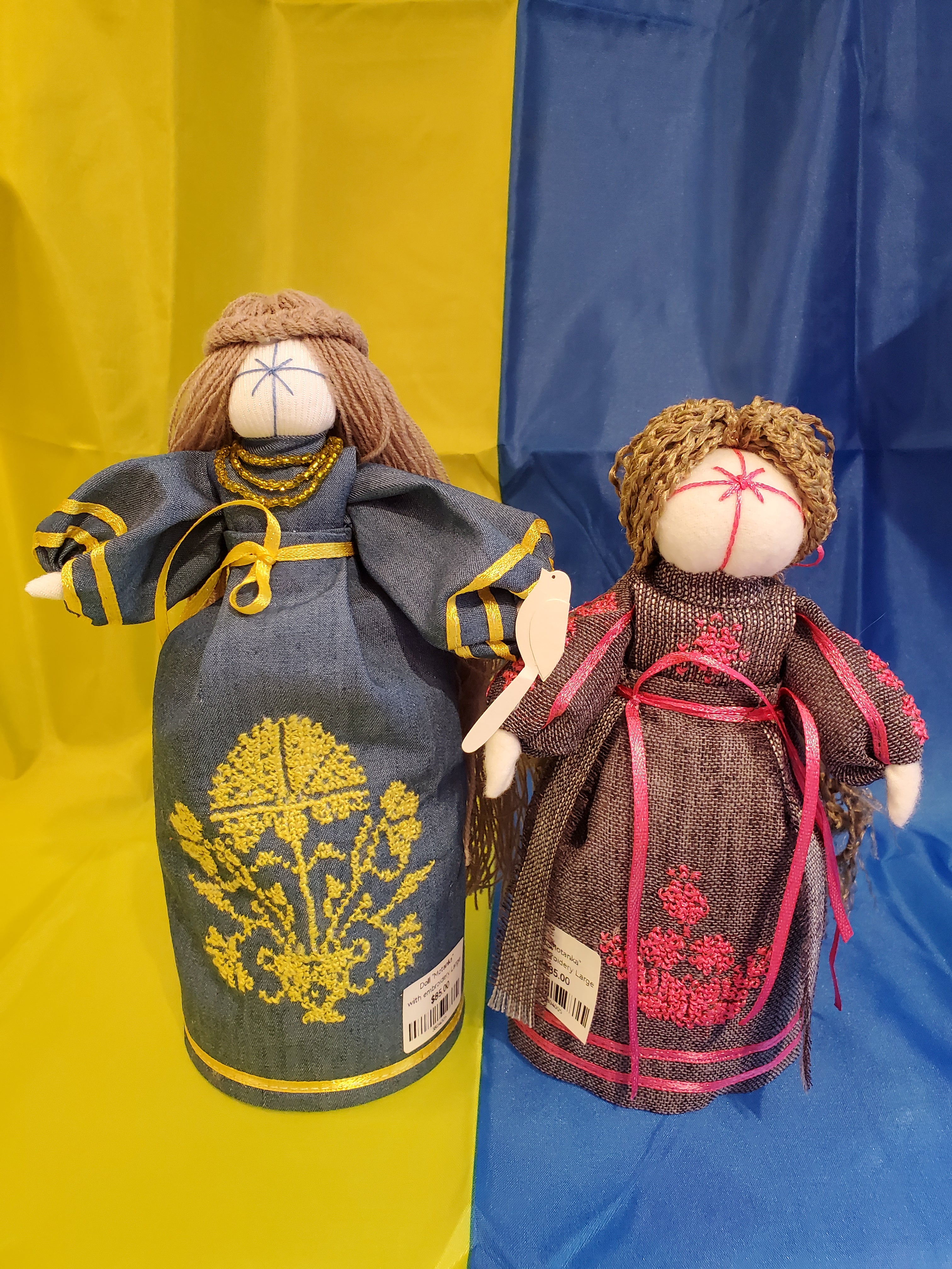 Doll "Motanka" with embroidery Large