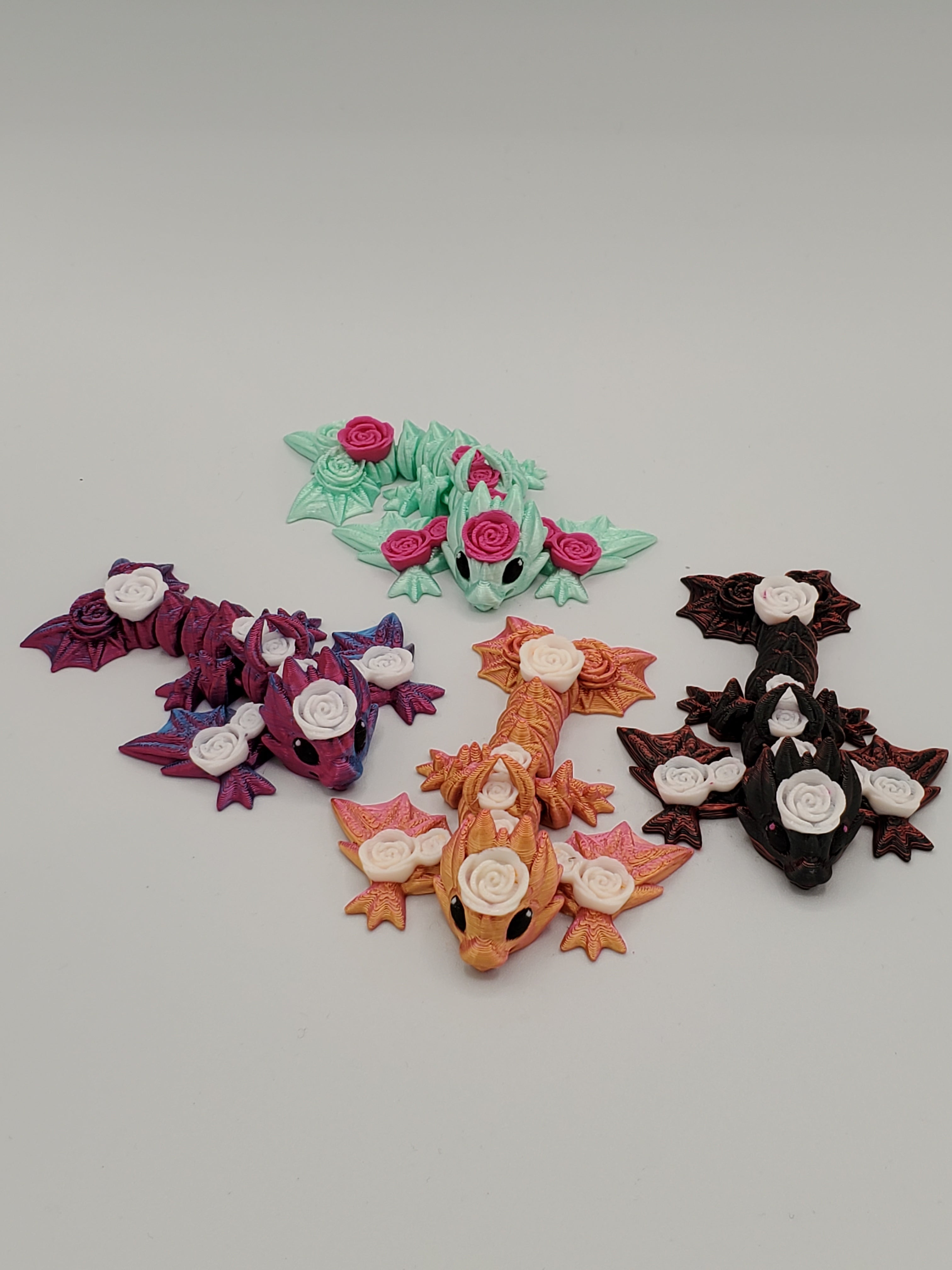 3D Printed Rose Dragon Mini