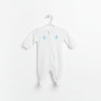 Embroidered Bodysuit with cross (0-3 months)