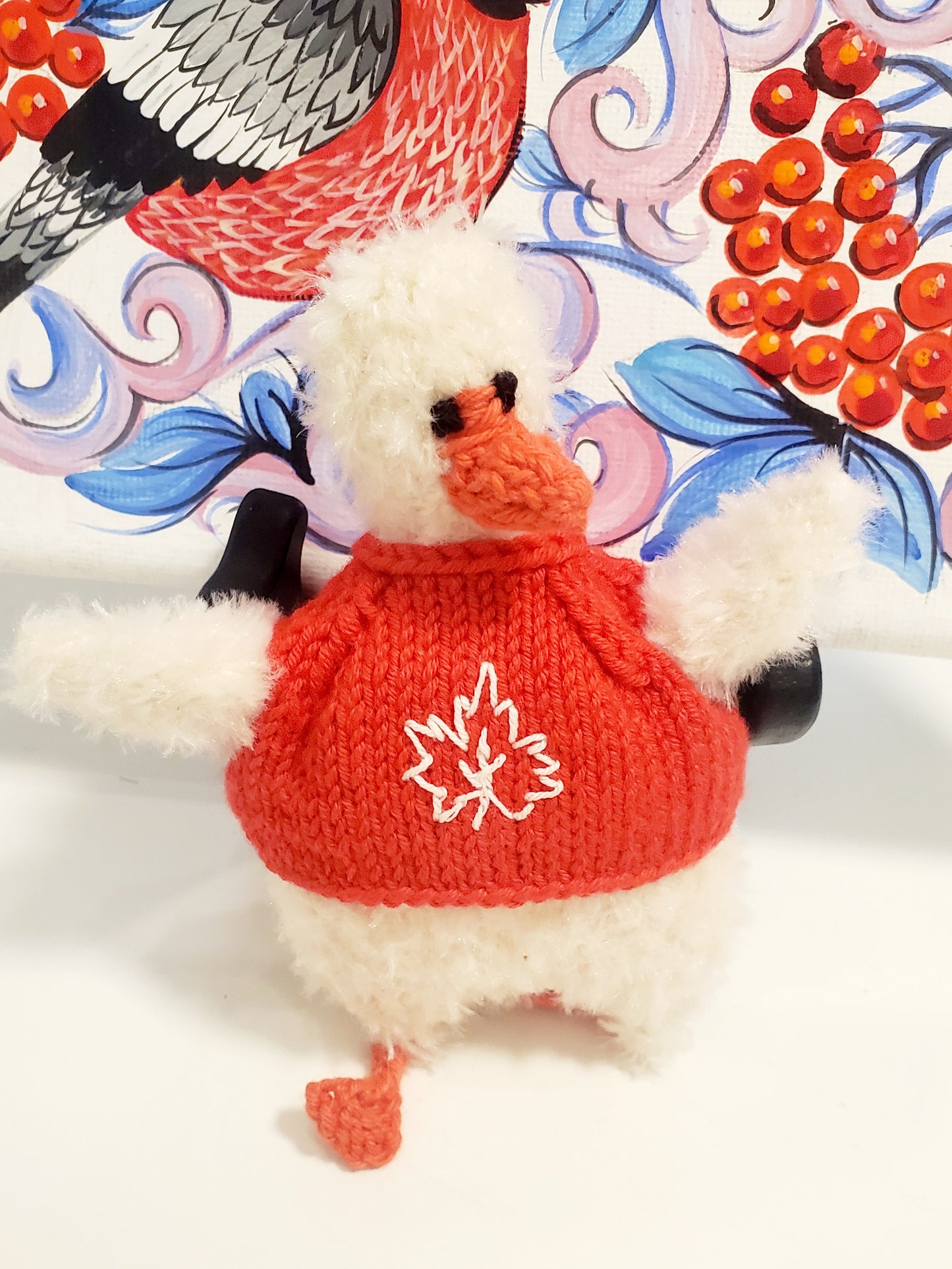 Knitted toy Goose S