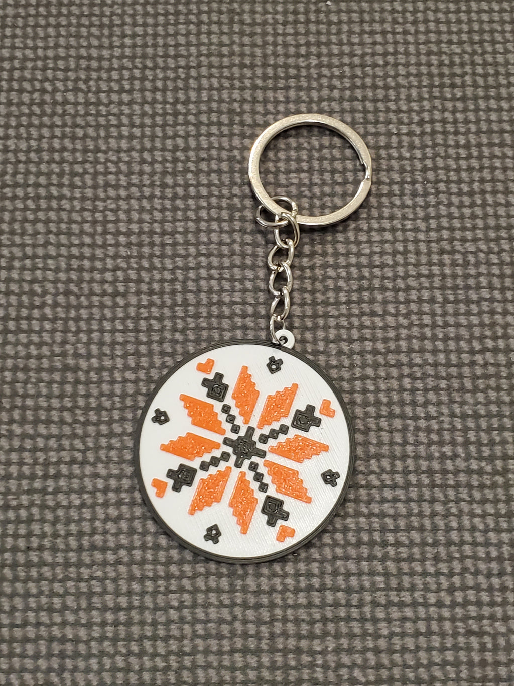 3D Print Keychain Map UA/Vizerunok