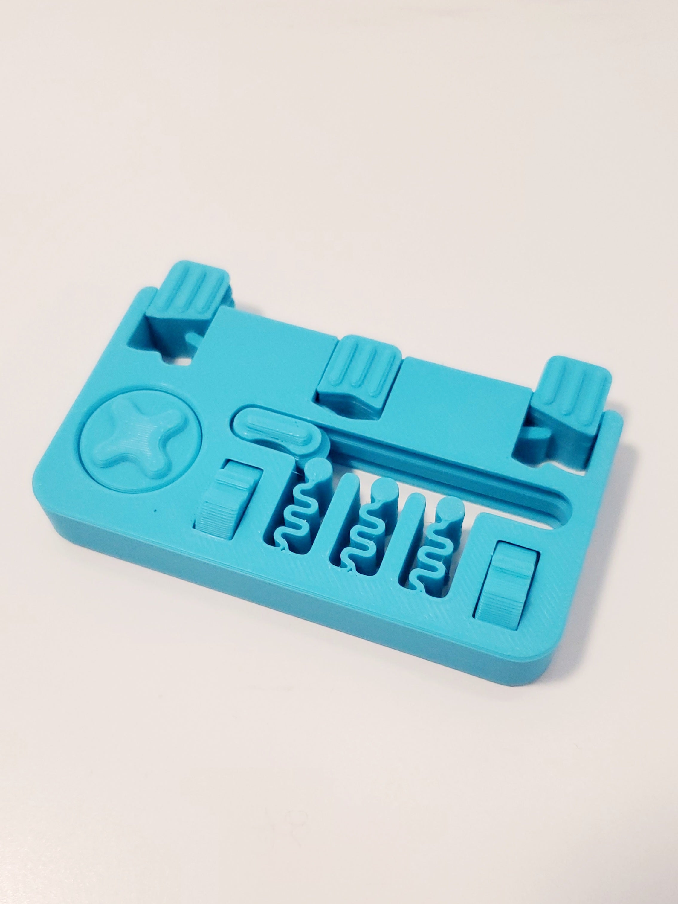 3D Printed Fidget Blue