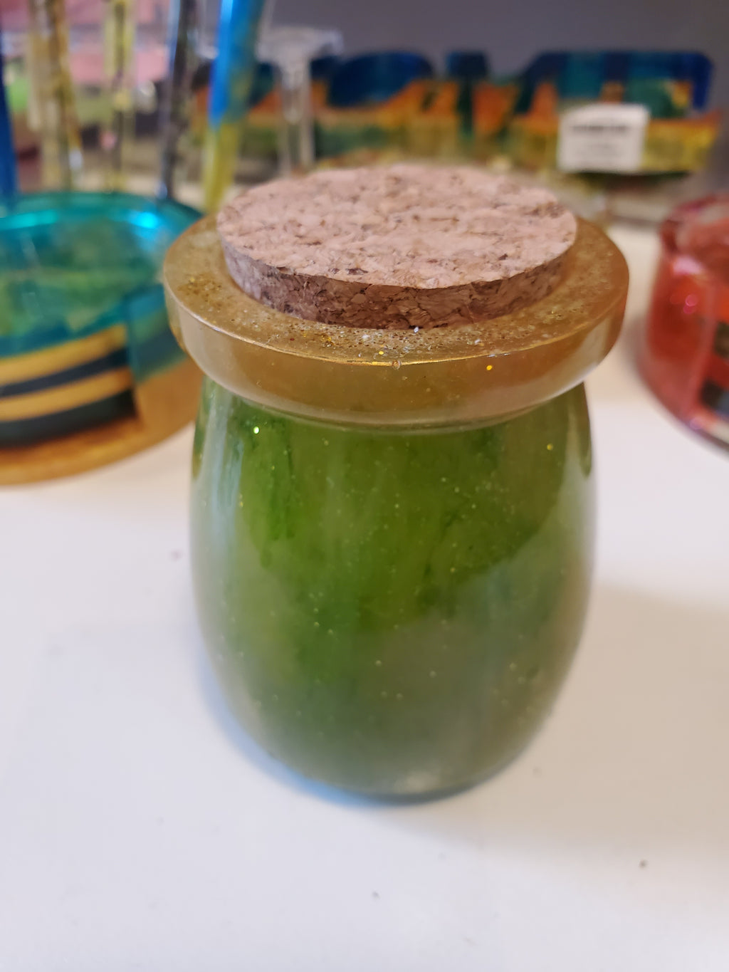 Epoxy resin gift jar
