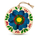Souvenir picture on round wood T1