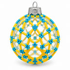 Handmade Beaded Christmas Ball (Medium size)