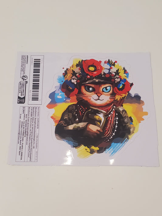 Car sticker Cat UA