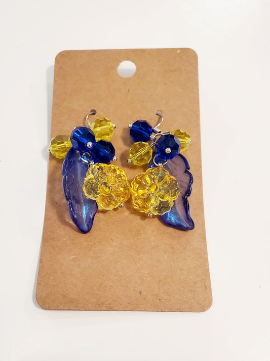 Glass earrings T2