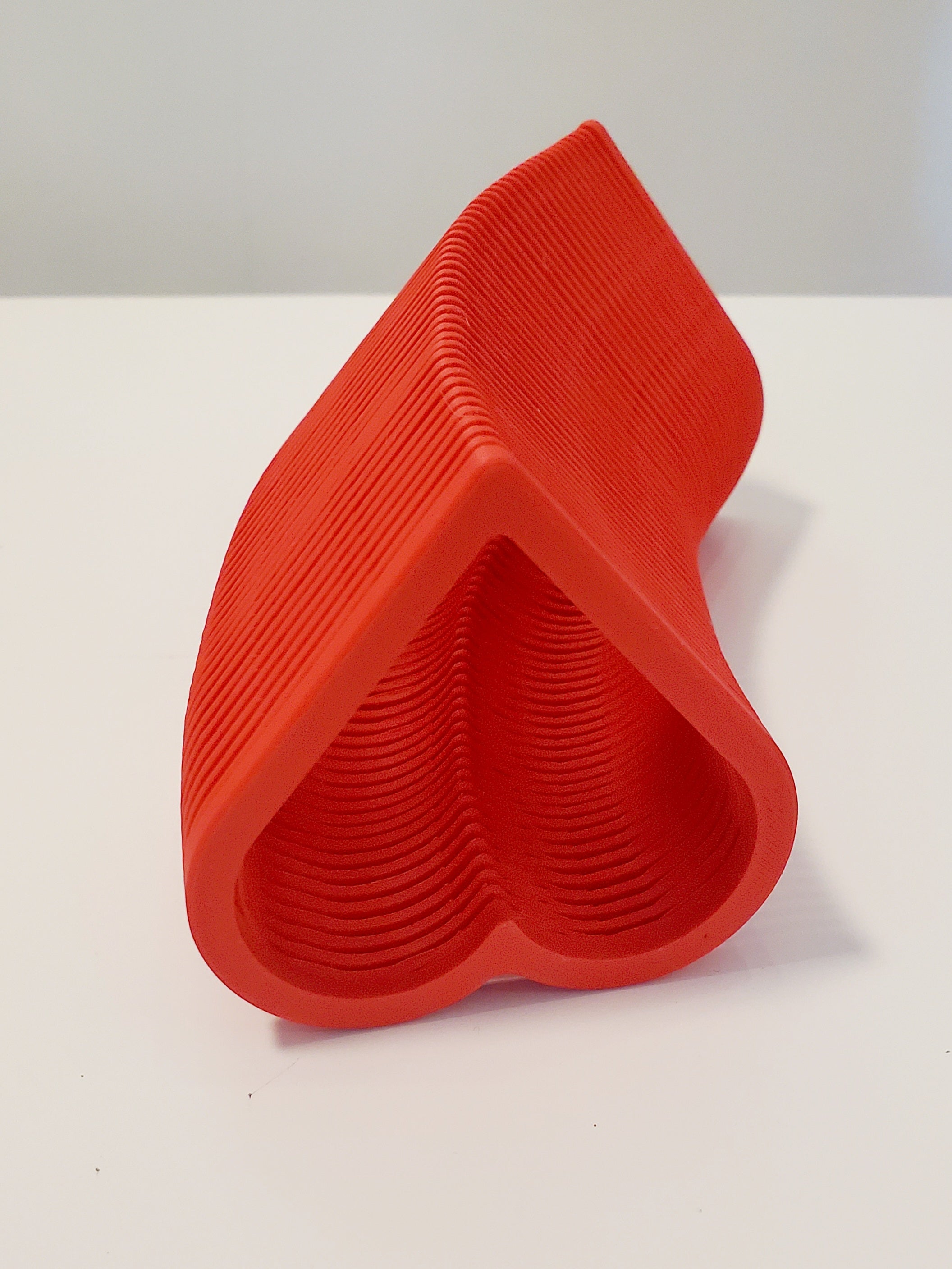 3D Printed Rainbow Red Heart