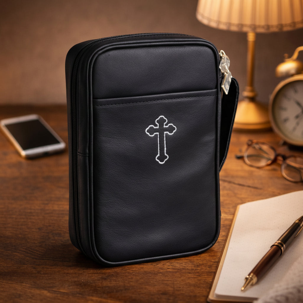 Leather Bible Cover Bag